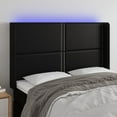 thumbnail image 6 of vidaXL LED Headboard Bed Headboard Bedroom Upholstered Headboard Faux Leather, 6 of 56