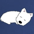 thumbnail image 2 of CafePress - Sleeping Westie Maternity Dark T Shirt - Maternity Dark T-Shirt, 2 of 3