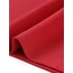 thumbnail image 5 of Vestido de oficina INSPIRE CHIC para mujer, con mangas cortas, ceñido a la cintura, elegante y tipo sheath, color rojo, 5 of 6