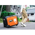 thumbnail image 2 of GENMAX Portable Inverter Generator，5500W Ultra-quiet Gas Engine with Electric Start, EPA Compliant, Eco-Mode Feature, Ultra Lightweight for Backup Home Use & Camping (GM5500i), 2 of 8