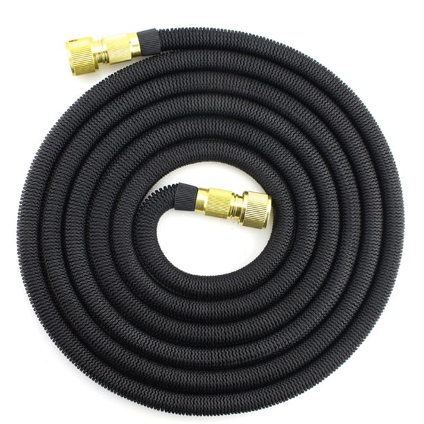 Manguera Riego para Jardín Manguera Extensible para Lavado Autos Manguera Telescópica (Negro 75FT)