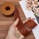 thumbnail image 3 of Tiras de cuero genuino de 3,8 cm de ancho, correas de cuero Crazy Horse de 183 cm de largo, cordón plano de cuero de 1,8 mm de grosor, cuero vacuno curtido de grano completo., 3 of 9