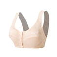 thumbnail image 2 of WCJM Up To 50% Off Bra Women'S Microfiber Stretch Underwear Pack Cotton Bra Beige,42, 2 of 5