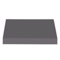 thumbnail image 3 of Awntech 6.38 Ft New Yorker Fixed Awning Canopy with Rigid Valance (76.5in x 31in x 24in), Gunmetal, 3 of 5