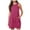 Hot Pink, variant on Jamsmile Womens Tshirts Sports Dress Summer Sleeveless Mini Tank Dress Casual Workout Sports Tennis Athletic With Pockets Dress