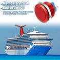 thumbnail image 2 of Unique Bargains 22 mm Car Momentary Push Button Switch Metal Round Start Button SPST 1NO AC 250V Red, 2 of 7