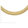 thumbnail image 4 of 14K Yellow Gold Jbsp's Polished/Textured Stretch Necklace Made In Italy lf1335-18, 4 of 5