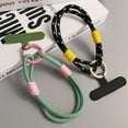 thumbnail image 3 of Universal Portable Candy Colors Nylon Phone Case Strap Keychain Hanging Rope Phone Lanyard Anti-lost Rope Phone Wrist Straps DARK BLUE, 3 of 8