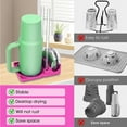 thumbnail image 4 of Égouttoir à Tasses en Silicone, Support de Séchage de Bouteilles d'Eau Résistant à la Chaleur pour Comptoir, VR, Voyage, 4 of 7