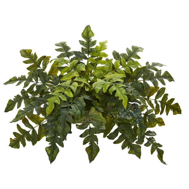 Nearly Natural 32 inch Holly Fern Artificial Ledge Plant
