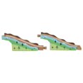 thumbnail image 1 of Train Forest Bridge 1Pcs Green Wooden Toy Accessory Premium Wood Safety for Kids Decor, 1 of 4