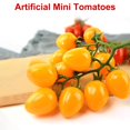 thumbnail image 2 of Artificial Tomato String, 2 Pack Simulation Artificial Lifelike Fake Fruits Vegetable Photography Props Home Kitchen Harvest Decoration (Red & Yellow, 2pcs), 2 of 7