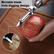thumbnail image 3 of Pelador de utensilios de cocina de acero inoxidable, cepilladora de tres usos + abridor de botellas, cepilladora de un solo uso, 2 uds. MFZFUKR CPB-US-CJZ434-8, 3 of 5
