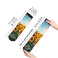 thumbnail image 4 of Pofeuu Sunlit Sunflower Field Print 30cm Socks, Adult Running Hiking Socks for Youth and Adult, 4 of 7