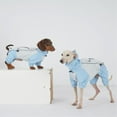 thumbnail image 5 of UOSIA Dachshund Dog Raincoat with Legs, Waterproof Full Body Jacket, Hooded Outdoor Windbreaker for Mini Dachshund, 5 of 8