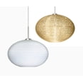 thumbnail image 2 of 1JT-491207-BR-Besa Lighting-Pape 10-One Light Cord Pendant with Flat Canopy-10.25 Inches Wide by 6.88 Inches High-Bronze Finish-Opal Ribbed Glass, 2 of 2