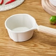 thumbnail image 6 of WHAMVOX Butter Melting Pot Small Sauce Pan Metal Oil Heating Pot Milk Warmer with Wood Handle, 6 of 8