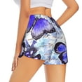 thumbnail image 3 of Fotbe Butterflies Womens High Waist Running Shorts Athletic Workout Quick Dry Shorts for Women with Pockets Gym Yoga Summer Shorts-Large, 3 of 9