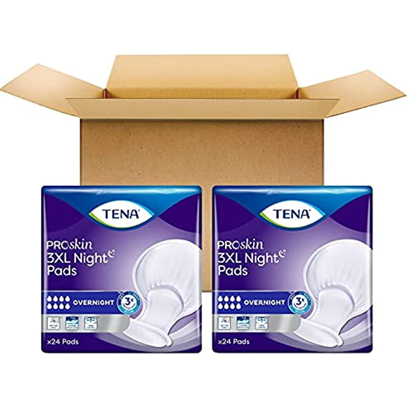 TENA ProSkin 3XL Incontinence/Bladder Control Plus Size Pads for Men