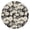 Artwork,, variant on Tablecloth Exotic Cultural Mandala Pattern Waterproof Round Cover with Elastic Fit and Back for Healing and Meditation