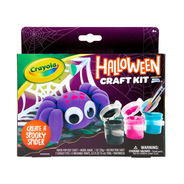 Crayola Halloween Model Magic Craft Kit, Spider