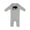 AC-Heather Grey, variant on Buffalo Cute Animal Western Baby Romper Coveralls