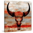 thumbnail image 2 of "Red Skull" Painting Print on Wrapped Canvas, 2 of 7