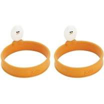 Joie Roundy Silicone Egg and Pancake Cooking Ring, Nonstick, BPA Free, Set of 2