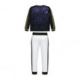 thumbnail image 4 of Kids Girls Outfits RumiDemon Outfit hun/er paired with trendy outfit Hildren's Hooded Athletic Tracksuit 4-16 Y 140, 4 of 5