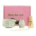 thumbnail image 1 of Juego de Matcha, tazón de cerámica con para amantes del té, elegante y resistente batidor de matcha, juego de té japonés, accesorios para Verde gris, 1 of 9
