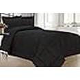 thumbnail image 2 of KingLinen Ensemble de Couette 3 Pcs en Alternative au Duvet Grand Noir, 2 of 2