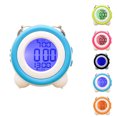 thumbnail image 2 of Seitruly Simple estéreo LED reloj silencioso electrónico ruidoso doble timbre Digital pequeño reloj Electrónica negro, 2 of 8