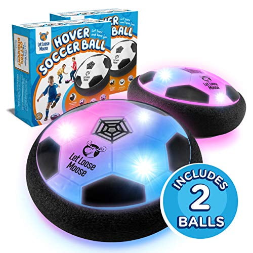 LLMoose Hover Soccer Ball Set of 2 Indoor Hover Ball with LED