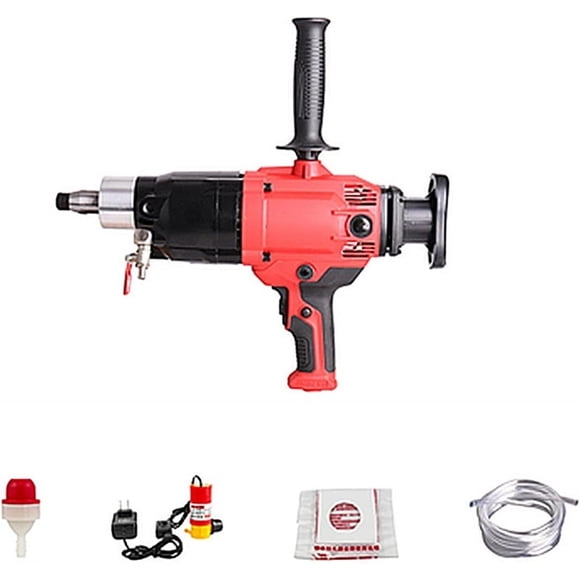 Electric Diamond Water Drill Machine 1600r/min Engineering Torque Drilling Machine Mini Hand Drill Power Tool Max.180MM,Flexible Operation(6166)