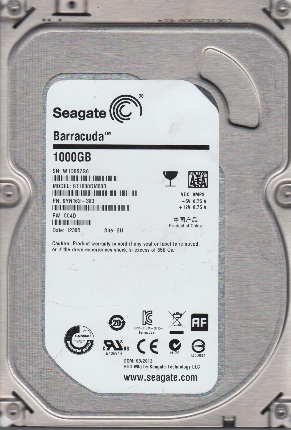 8TB Seagate Barracuda Hard drive internal 3.5