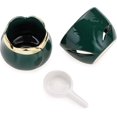 thumbnail image 5 of con cuchara para velas, portavelas aromático decorativo, quemador de aceite, modelo de flor (verde), 5 of 5