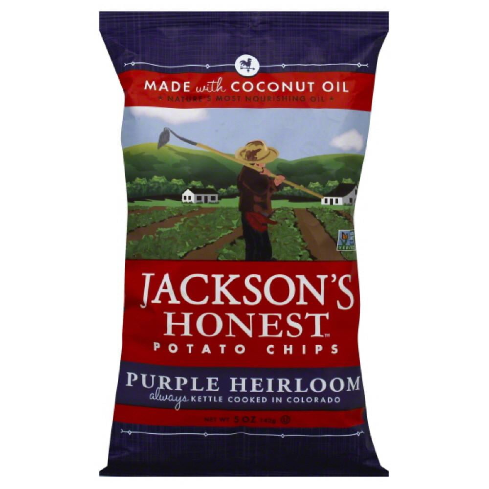 Jacksons Honest Chips Potato Heirloom, 5 OZ (Pack of 12)