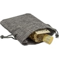 thumbnail image 3 of 3x4 Natural Burlap Gift Bags w. Drawstring (Cool Grey, X-Small)  Party Favors, Presents or DIY Craft by, 3 of 6