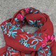 thumbnail image 3 of Jamicy Lightweight Scarves for Women Floral Cotton Scarf for Women Fashion Shawl Wraps Thin Fall Winter Neck Scarves, 3 of 4