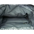 thumbnail image 5 of K-Cliffs Unisex Canvas Printed Laptop School Backpack in Black/Grey with Brown Trim,Teen-Adult, 5 of 6