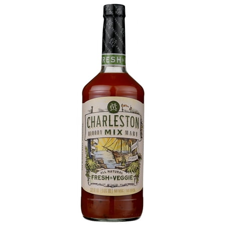 Charleston Mix 'Fresh & Veggie' All-Natural Premium Bloody Mary Mix, 1 L Bottle