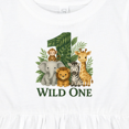 thumbnail image 4 of Inktastic Wild One 1st Birthday Safari Animals Girls Baby Dress, 4 of 5