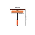 thumbnail image 3 of Floleo Double Sided Glass Cleaner Long Handle Window Wiper No Disassembly High Rise Building Silicone Squeegee for Shower Mirror Tile Car Windshield Efficient Streak-Free Cleaning Tool, 3 of 6