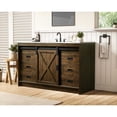 thumbnail image 3 of Elegant Kitchen and Bath Austin 54 inch Single Bathroom Vanity in Expresso, 3 of 10