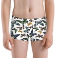 thumbnail image 5 of Yiaed Watercolor Butterflies Print Boys' Boxer Briefs Cotton Casual Stretch Comfort Boys Boxers - Kids Boxer Briefs Underwear for Boys (6-18)-XX-Small, 5 of 5