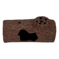 Zoo Med Ceramic Betta Log Aquarium Ornament Brown, 1ea/4.25 in, SM