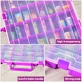thumbnail image 4 of Case for Mini Brands Toys Series 1 2 3 Mystery Capsule Real Miniature Collectible Kit, Toy Storage Organizer Holder for Mini Mart Collection (Box Only) Purple, 4 of 8