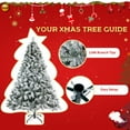 thumbnail image 6 of 7.5FT Hinged Artificial Fir Chritmas Tree, Snow Flocked Artificial Holiday Christmas Tree w/1,346 Branch Tips, 6 of 9