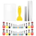 thumbnail image 1 of 1 set/37pcs de la herramienta de escultura de arcilla de respaldo del cortador de arcilla Rolling stick, 1 of 5