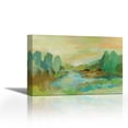 thumbnail image 1 of Jade Forest - Contemporary Fine Art Giclee on Canvas Gallery Wrap - wall décor - Art painting - 27 x 18 Inch - Ready to Hang, 1 of 2